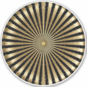 ミュージカルマンダラブラック&金ゴールド シール (正面)