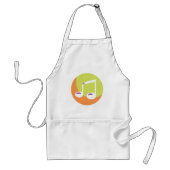ミュージカルメモアイコン スタンダードエプロン (正面)