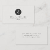 ミュージカルメモ名刺 名刺 (正面/裏面)