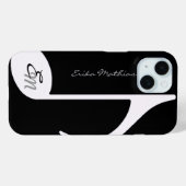 ミュージカルメモ～追加イニシャル Case-Mate iPhoneケース (裏面 (横))