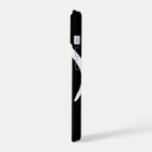 ミュージカルメモ～追加イニシャル iPhone 15ケース (左側面)