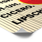 ミュージカルモダンシアターのポスター – シカゴ ポスター (角)