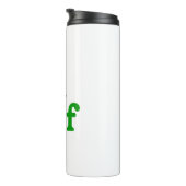 ミュージカルモダン小妖精や小人オンホワイト タンブラー (回転右)