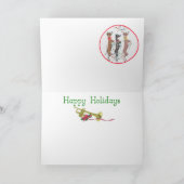 ミュージカルヤギのクリスマスカード シーズンカード (内部)