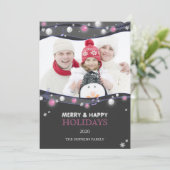 ミュージカルライユニークツホリデーファミリーフォト シーズンカード (スタンド正面)