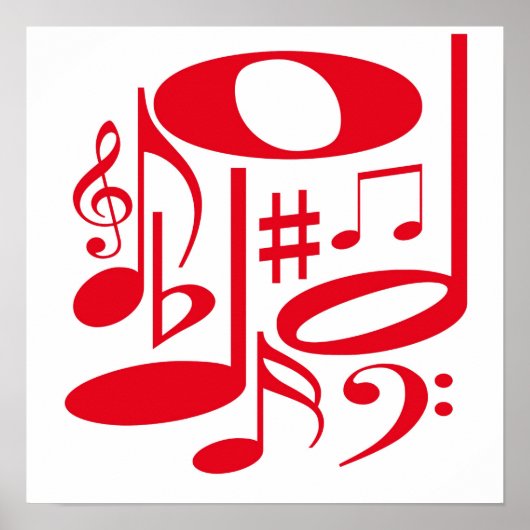 ミュージカルレッドポスター ポスター (正面)