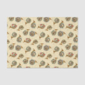 ミュージカルヴィンテージクリスマスホフランスのーン 薄葉紙 (正面)