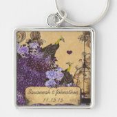 ミュージカルヴィンテージナス孔雀キーチェーン キーホルダー (正面)