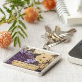 ミュージカルヴィンテージナス孔雀ダマスクキーチェーン キーホルダー (側面)