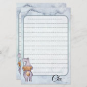 ミュージカルヴィンテージ書文具紙 便箋 (正面/裏面)