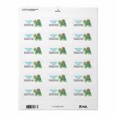 ミュージカル亀カラフル亀音楽 ラベル (フルシート)