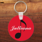 ミュージカル付きメモ キーホルダー (正面)