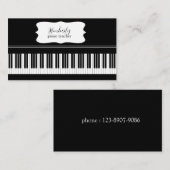 ミュージカル優雅 名刺 (正面/裏面)