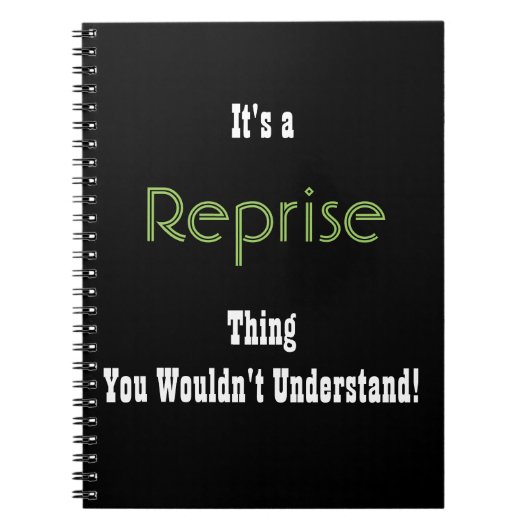 ミュージカル再計画仕訳帳 ノートブック (正面)