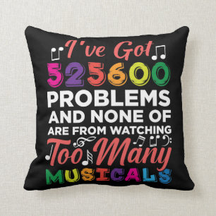 ミュージカル劇問題ブロードウェイ歌手 クッション