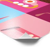 ミュージカル動向のイラストレーション フォトプリント            (角)