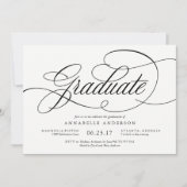 ミュージカル卒業パーティー招待状 招待状 (正面)