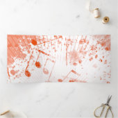 ミュージカル大気3 三つ折りクリスマスカード (内部)