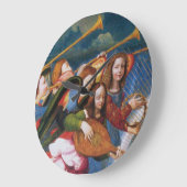 ミュージカル天使 ラージ壁時計 (傾斜)