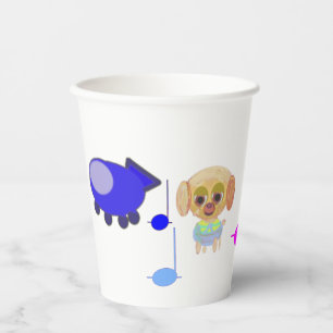 ミュージカル子犬の宇宙船 紙コップ