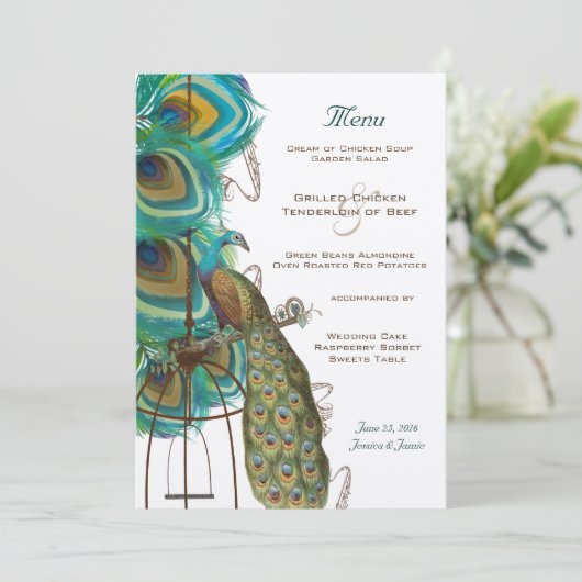 ミュージカル孔雀バードケージフェザーウェディング侵入 招待状 (スタンド正面)
