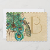 ミュージカル孔雀バードケージフェザーウェディング侵入 招待状 (裏面)