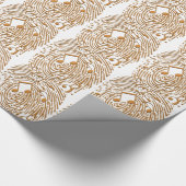 ミュージカル指紋 ラッピングペーパー (角)