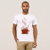 ミュージカル楽器とノートMens Tシャツ (正面フル)