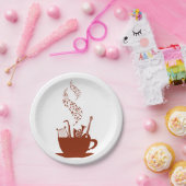 ミュージカル楽器とメモ紙プレート ペーパープレート (パーティー)