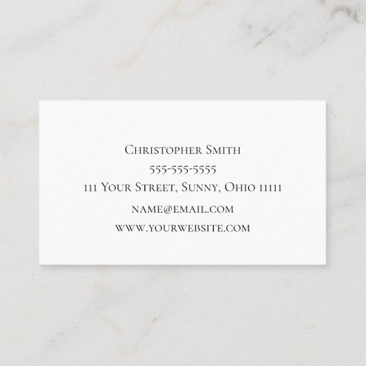 ミュージカル楽器ギターレッスンシンプル 名刺 (裏面)