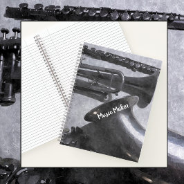 ミュージカル楽器シルブリグレイ ノートブック