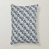 ミュージカル楽器パターンデザイン2トーン アクセントクッション (正面(垂直))