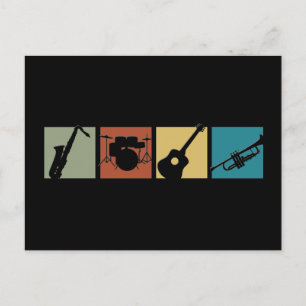 ミュージカル楽器照合 ポストカード
