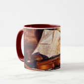 ミュージカル楽器絵画の贈り物 マグカップ (正面左)