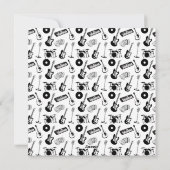 ミュージカル楽器誕生日招待 シーズンカード (裏面)