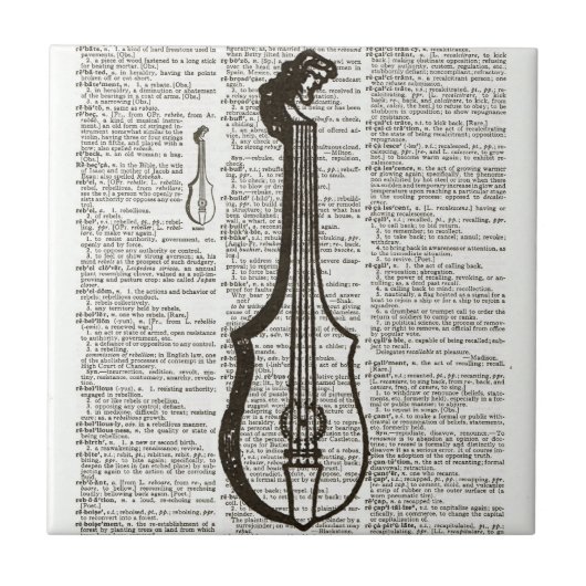 ミュージカル楽器辞書芸術 タイル (正面)