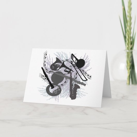 ミュージカル楽器 カード (正面)