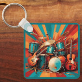ミュージカル楽器 キーホルダー (正面)