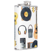 ミュージカル楽器：シームレスな水色 フラスク (右)