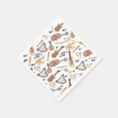 ミュージカル楽器 スタンダードカクテルナプキン (角)