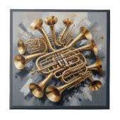 ミュージカル楽器 タイル (正面)