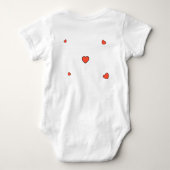 ミュージカル楽器 ベビーボディスーツ (裏面)