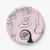 ミュージカル楽器 ペーパープレート (正面)