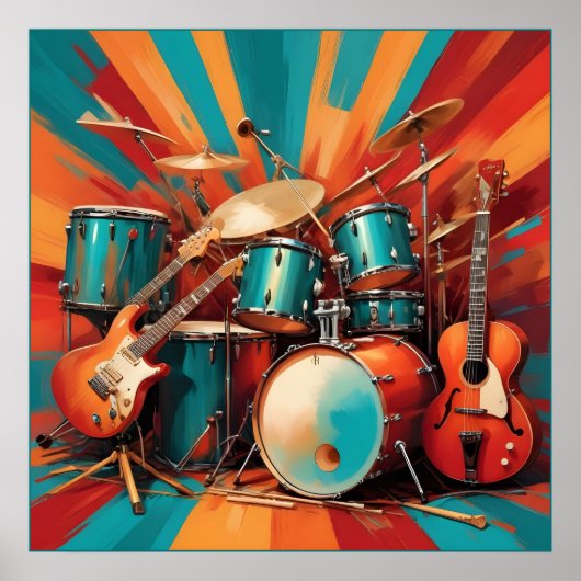 ミュージカル楽器 ポスター (正面)