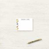 ミュージカル楽器 ポストイット (デスク上)