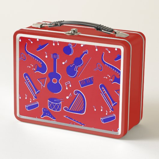 ミュージカル楽器 メタルランチボックス (正面)