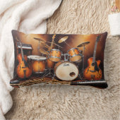 ミュージカル楽器 ランバークッション (ブランケット)