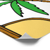 ミュージカル楽器:レゲエのシームレスな背景 ポスター (角)