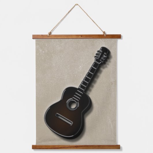 ミュージカル楽器、3つのぶら下がったタペストリーのセット 吊り下げ型タペストリー (正面3)