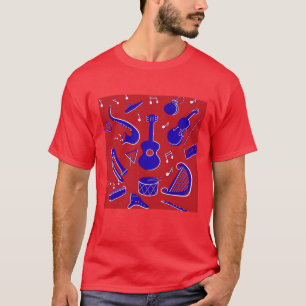 ミュージカル楽器 Tシャツ